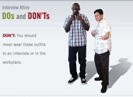 Interview Attire - DOs and DON'Ts #1