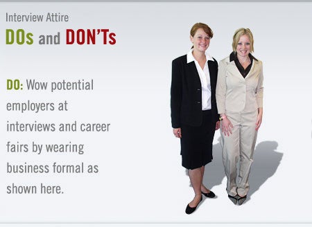 Interview Attire - DOs and DON'Ts #6