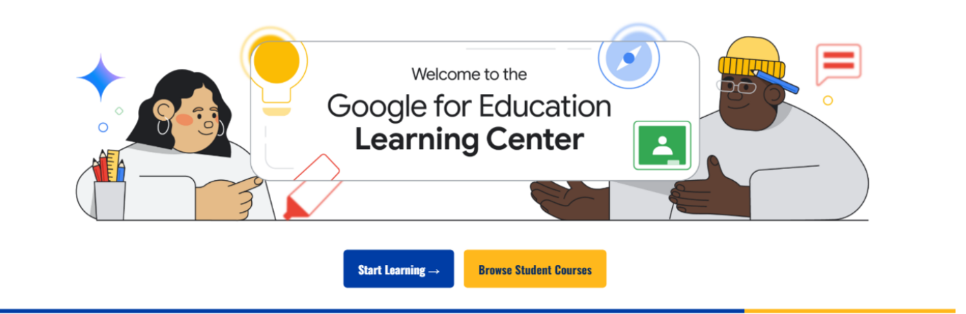 Google For Education Learning Center Banner